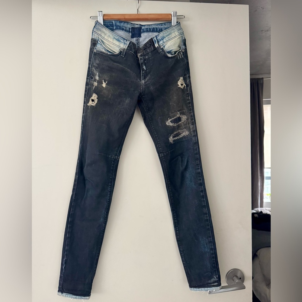 Road to Awe distressed skinny jeans
